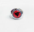 Premium Quality Unisex Itachi Glass Topper Staineless Ring, Anime Naruto Rings. 