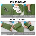 Camping Sleeping Pad with Pillow Built-in Pump Ultralight Inflatable Sleeping Mat Waterproof Camping Air Mattress for Backpacking Hiking Tent Traveling. 