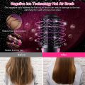 Wishora Premium 3-in-1 Hot Air Brush Hair Dryer Straightener Curler | One Step Hair Dryer & Volumizer | Rotating Blow Dryer Brush with Negative Ion Ceramic Technology | Anti-Scald Styling Brush for All Hair Types. 