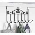 Iron Door Hanging Hook Wall Clothes Hanger Rack. 