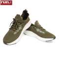 Run Shoes Army Green Running Shoes For Men (7127). 