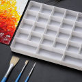 Compartments Plastic Paint Palette Paint Tray with Soft Lid Art Paint Box Tray Podazz. 