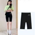 Fashion Polyester Fibre Thin Five-cent Yoga Pants Slim Fit High Waist Push Up Shorts Elastic Sports Short Leggings Women. 