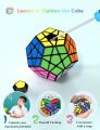 Qi Yi S Megaminx Magic Speed Cube Colorized Sticke Based - Megamix. 