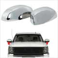OYPFXMI 2X Chrome Side Rear View Upper Mirror Caps for Truck 2007-2013. 