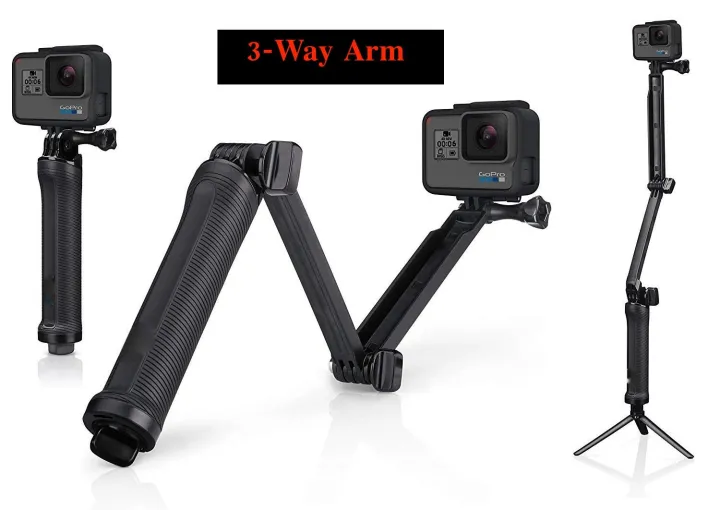 3-Way%20Adjustable%20Bracket%20Hand%20Grip%20Arm%20Stand%20Mount%20For%20Gopro%20And%20Action%20Camera%205%20In%201%20Adjust%20-%20Image%203