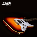 Jet Guitars JS 600 BS HSS Roasted Maple Sunburst w/ Gigbag. 