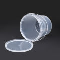 150ML-1500ML BPA-Free Empty Plastic Bucket with Lid Airtight PP Jars Clear Container for Bulk Food Storage MENGYU. 