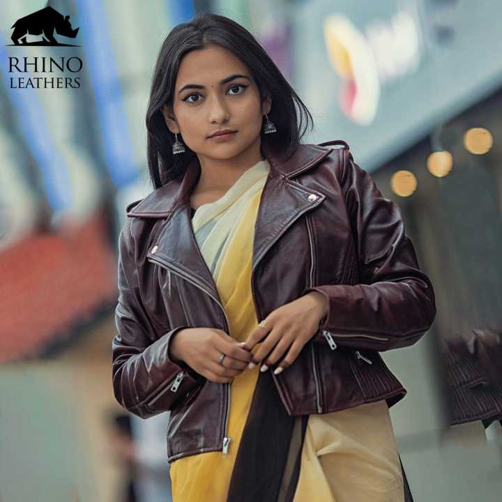 Rhino Leathers Women's Genuine Leather Jacket