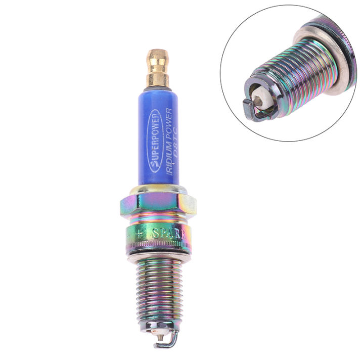 Blue Iridium Spark Plug D8TC For Vertical Engine CG Series 125cc 150cc 200cc 250cc Off-road Vehicle Motorcycle Electric Scooter Fengshi
