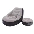 Ultra Lounge 2 In 1 Chair Air Sofa With Foot Stool Free Electric Air Pump. 