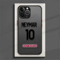 Matte Phone Case for iPhone 15 11 14 Pro Max 13 12 MINI XR XS X 8 7 6 PLus Clear Cover Football Star Neymar. 