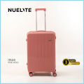 NUELITE 20-Inch Luggage ITAMI | 8 Wheel Spinner Trolley Bag | Anti-Theft Zipper Integrated Lock Extra Security | Hard Shell Carry-on. 