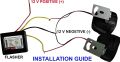MOXI Waterproof Universal 16 Mode Motorbike Hazard Flasher, 16 Different Pattern Flasher Relay for LED & Bulb Indicators (Made In India). 