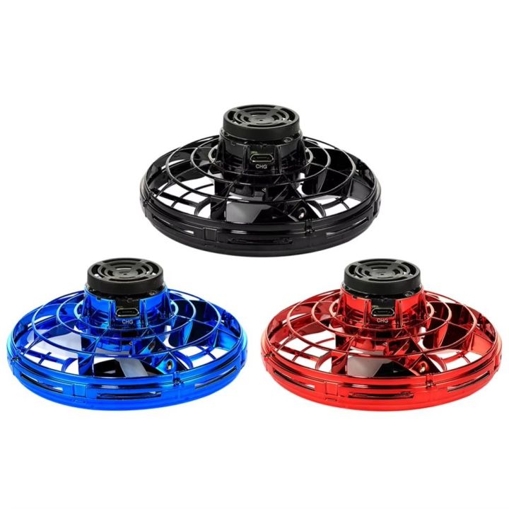 Hand Held Rotor Toy Sensory Toy LED Light Flying Fingertip Gyroscope 360° Rotating Swing ...
