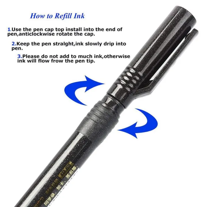 RHS%20Online%204PCS%20Calligraphy%20Pen%20Set%20Black%20Calligraphy%20Ink%20Pen%20Art%20Marker%20Set%20for%20Beginners%20Writing%20Drawing%20-%20Image%205