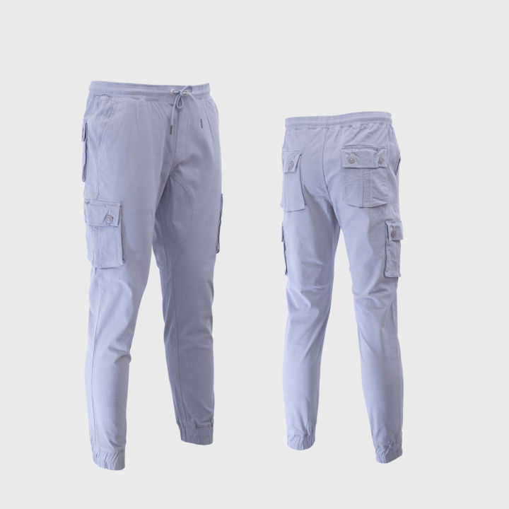 Doro Grey Travel Cargo Joggers for Men