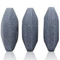3 Pack Lawn Mower Blade Sharpener, 1 Pack Lawn Mower Blade Balancer, Spare Wheel Stone for Any Lawn Mower. 