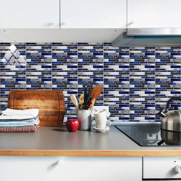 10pcs%20Flat%20Marble%20Mosaic%20Embossing%20Tiles%20Sticker%20Kitchen%20Bathroom%20Wall%20Decals%20Peel%20Stick%20Waterproof%20Tile%20Art%20Wallpaper%20-%20Image%202