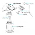 Manual Breast Pump- Adjustable Suction Manual Breast Pump | Silicone Hand Pump for Breastfeeding Mothers. 