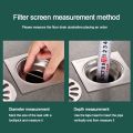 Multifunctional Anti-Clogging Floor Drain Filter Mesh Anti-Pest Stainless Steel Food Hair Stopper With Handle Waste Drainer Sink Strainer Kitchen Bathroom Toilet Tool. 
