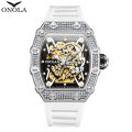 ONOLA brand fashionable business luxury waterproof mechanical men's watch. 