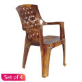 Bagmati Plastic Deluxe Chair (Ch-803) - Set Of 4. 