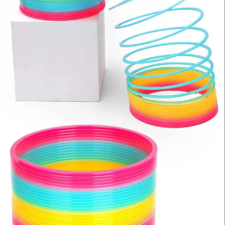 Spring Torap Toy Magic Spring,Rainbow Spring Toy Plastic Spring Toy or Party Favor ...