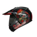 KPI KH6 Single Visor Solid Dirt Helmet For Off-road Riders.. 