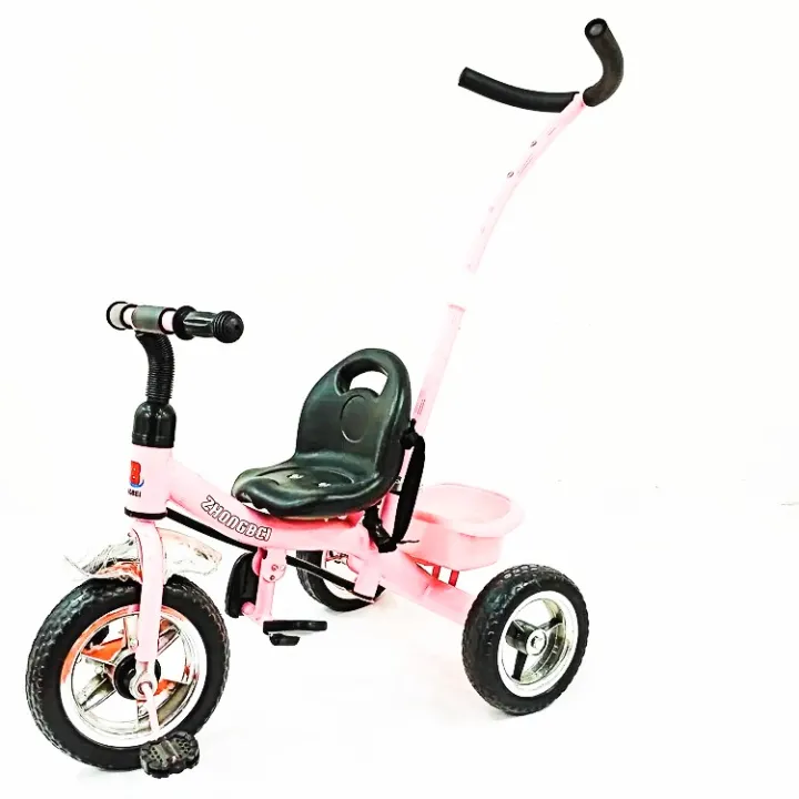 Lovely%20Baby%20Cycle%20with%20Footrest/Back%20Support/Storage%20Basket%20and%20Parent%20Push%20Handle%20Control%20for%203%20Year%20Old%20Kids%20-%20Image%204