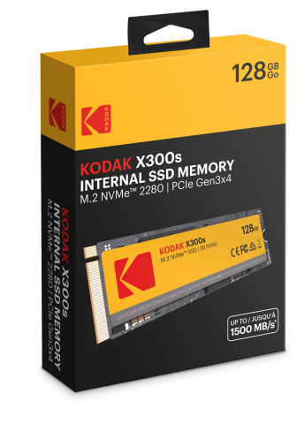KODAK SSD X300NVMe™ PCIe Gen3 x4 - X300 SERIES