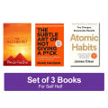 Set Of 3 Books For Personal Growth & Self Help ( The Alchemist, The Subtle Art Of Not Giving F*ck & Atomic Habits ). 