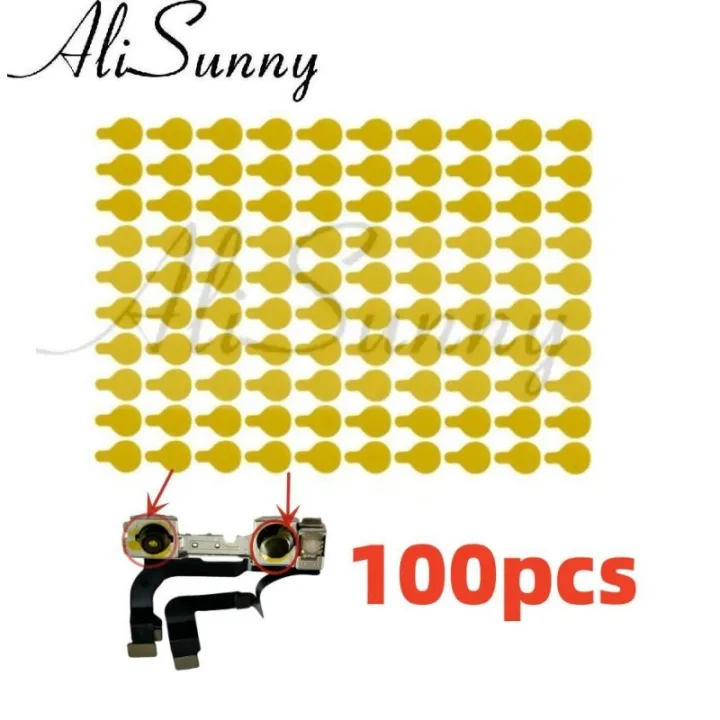 NEW%20100pcs%20Front%20Camera%20Protective%20Sticker%20Back%20Film%20for%20iPhone%2011%2012%20Pro%20X%20XS%20Face%20ID%20High%20Temperature%20Infrared%20Dot%20-%20Image%202