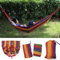 Portable Canvas Hammock With Carry Bag - Single. 