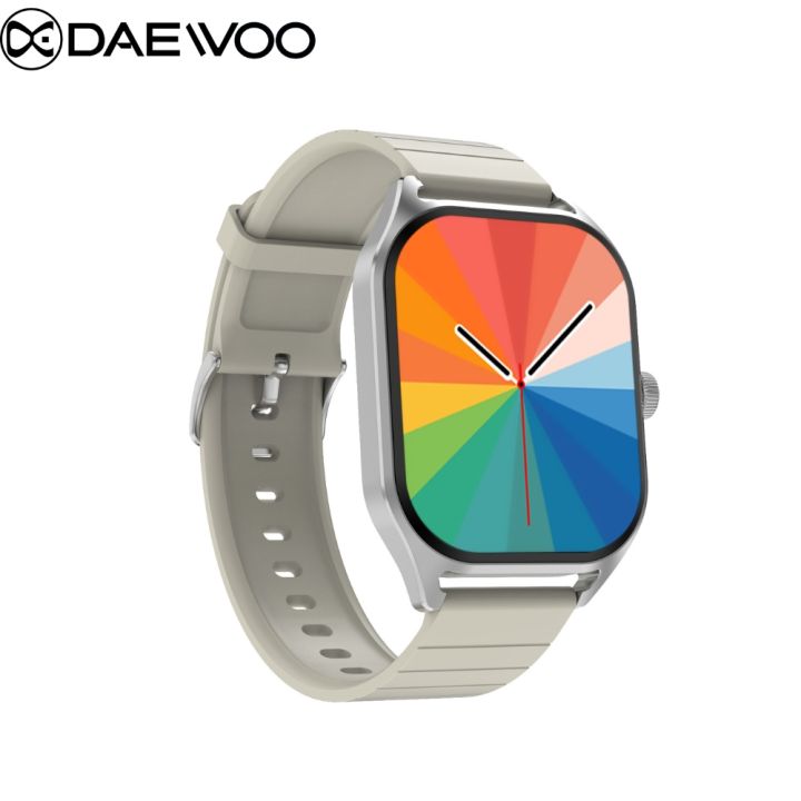 Daewoo%20Delta%20DT99%20Smartwatch:%202.04"%20AMOLED%20HD%20Screen,%20BT%20Call,%20200+%20Watch%20Faces,%20Heart%20Rate,%20BT%20Music,%20NFC,%20Always%20On%20Display,%20Voice%20Assistant,%20%20IP67%20Waterproof,%20260%20mah%20Battery,%20Compass,%20Lady%20Assistant%20-%20Image%204