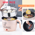 1.8L Non-Stick Mini Electric Rice Cooker with Steamer & Frying Pan | Multi-Purpose Hot Pot & Instant Noodle Cooker | Best for Hostel Students & Quick Cooking | Momo Maker | Momo Steamer |. 