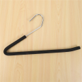 LKPCIGCXM Open End Trouser Hangers Slack Hanger with Non-Slip Foam Coated Black 15-Pack. 