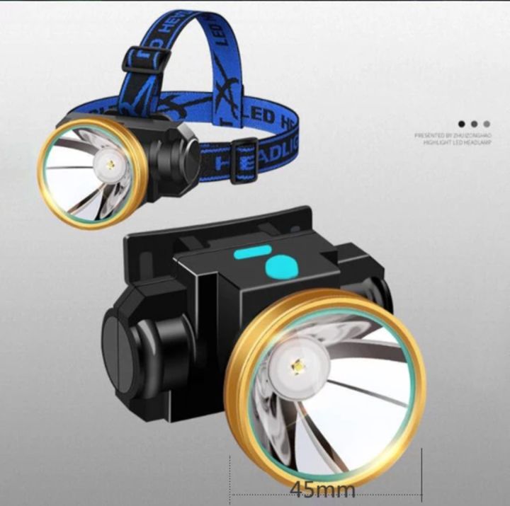 Head Flashlight Rechargeable Led Super Bright Light Rechargeable Head Lamp Led Camping Flashlight 0962
