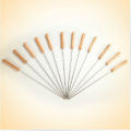 Barbecue Skewers 12Pcs Set With Woodern Handle. 