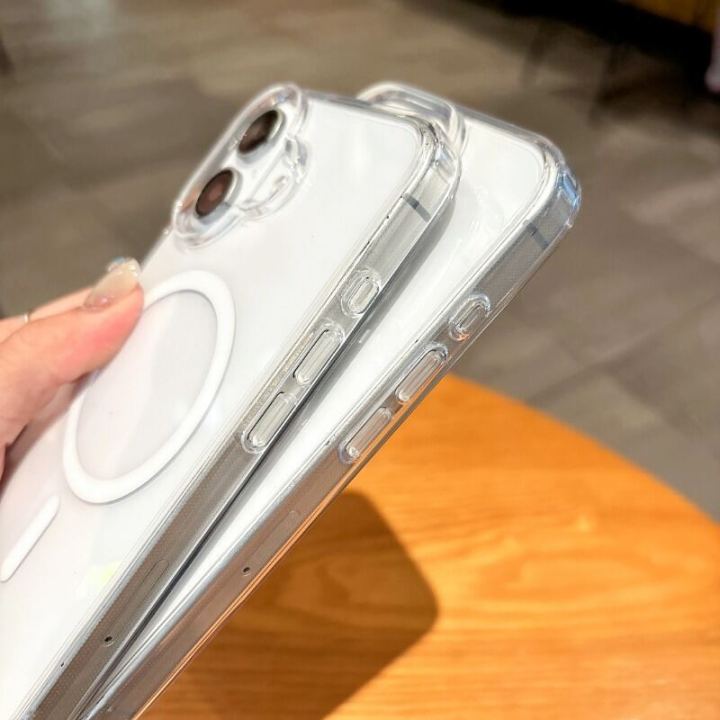 HOCE%20Phone%20Cases%20With%20Camera%20Control%20Capture%20Button%20Protector%20For%20iPhone%2017%2016%20Pro%20Max%2016%20Plus%2017%20Air%20MagSafe%20Case%20Clear%20Arcylic%20Back%20Magnetic%20Shockproof%20Cover%20-%20Image%205