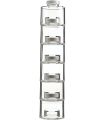 Prodyne Acrylic 6 Bottle Spice Tower (35 Cm). 