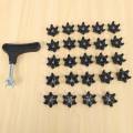 25Pcs Change Studs, Universal Anti Skid Golf Shoes, with Golf Spike. 