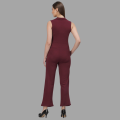 Women Wrap Jumpsuit (Brown) PRIME DOKO. 