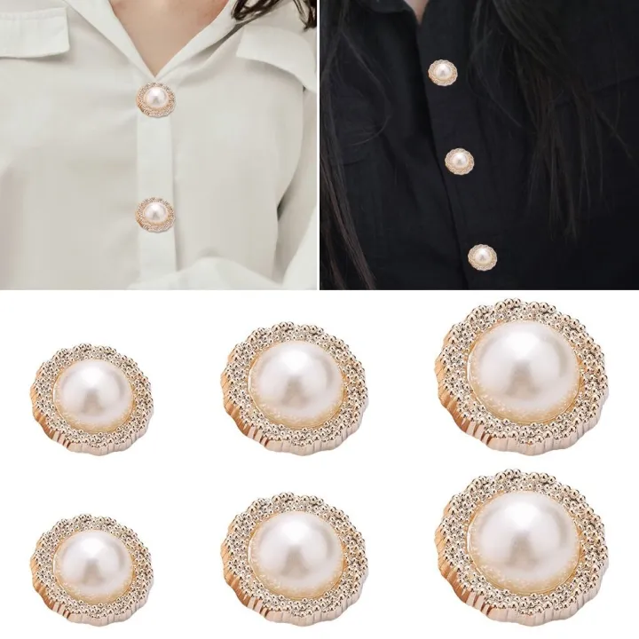 20Pcs%20Plastic%20Sewing%20Button%20Ornaments%20Needlework%20Shirt%20Buttons%20Sewing%20Accessories%20Pearl%20Buttons%20-%20Image%204