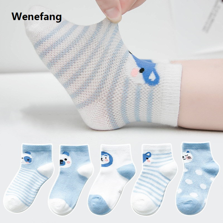 Wenefang%205Pairs/lot%200-24M%20Infant%20Baby%20Socks%20Baby%20Socks%20for%20Boys%20Girls%20Cotton%20Mesh%20Newborn%20Toddler%20First%20Walkers%20Baby%20Clothes%20Accessories%20-%20Image%202