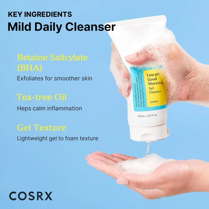 COSRX%20Low%20pH%20Good%20Morning%20Gel%20Cleanser%205.07%20fl.oz/150mlv%20%7C%20Korean%20Skincare%20-%20Image%205