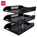 Deli 9217 File Organizer- Three-Layer File Tray. 