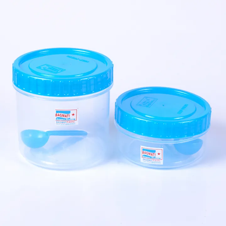 Bagmati%20Set%20Of%2009%20Plain%20Small%20&%20Medium%20Plastic%20Utility%20Containers%20With%20Spoon%20-%20-%20Image%2010
