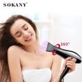 Sokany Hot and Cold Air Hair Dryer: 3-in-1 with Concentrator and Diffuser Attachments. 