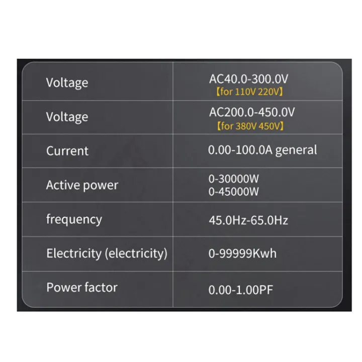 4X%20Din%20Rail%20AC%20Monitor%206IN1%20250-450V%20100A%20Voltage%20Current%20Power%20Factor%20Active%20KWH%20Electric%20Energy%20Frequency%20Meter%20VOLT%20-%20Image%204